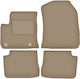 Velour Car Mats Fiat 600 Elektro Crossover 2023 Beige