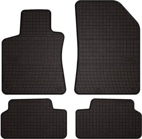 Rubber Car Mats Peugeot 308 Ii Hatchback 2013-2021 Black Fitted