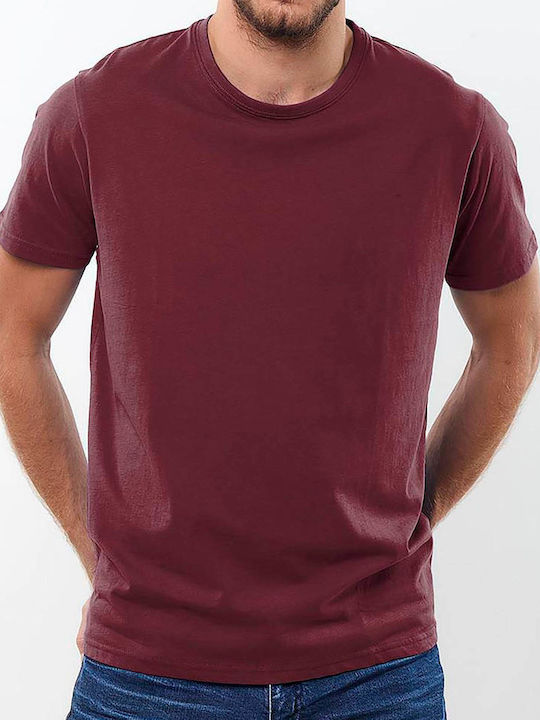 Ansin T-shirt Μπορντό