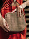 Straw Women's Handbag Gold