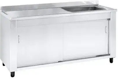 Niki Inox Λάντζα Κλειστή Μονή RCBS.S7089.15 89x70x88εκ.