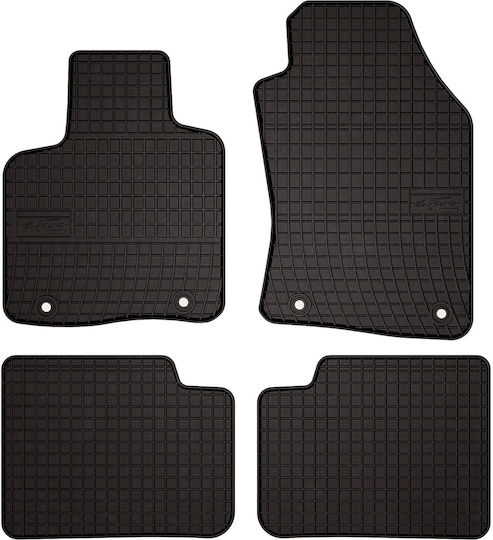 Rubber Car Mats Lancia Ypsilon Iii Hatchback 2011 Black Fitted