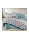 MayHome Set Quilt Single 160x240cm Polycotton Geometric