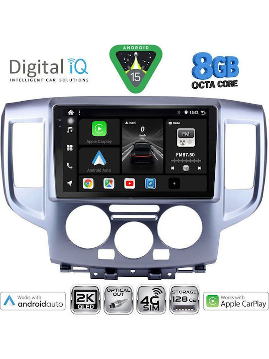 Digital IQ Car Audio System for Nissan NV200 2009-2020 Bluetooth USB WiFi GPS Apple CarPlay Android Auto with 9" Touch Screen