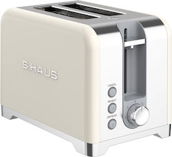 Swiss Haus Toaster 2 Schlitze 930W Beiges