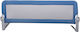 Guimo Klappbares Bettschutzgitter aus Metall in Blau Farbe 48cm