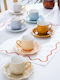 SteweHome Set Of Multicolour Porcelain Coffee Cups 90ml 6 Pieces