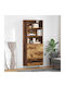 Bookcases Old Wood (2 Pieces) 69.5x32.5x180cm