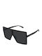 Ysl Women's Sunglasses with Black Horn-Rimmed Frame and Black Lens SL 909 BETTY S 001