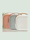 SteweHome Jewellery Box Travel Plastic White 9x9x4cm