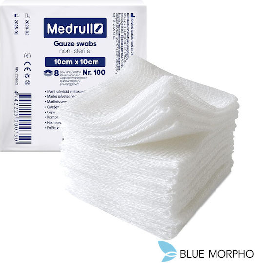 Medrull Non – Sterile Gauze Swabs 100 X 10cmx10cm