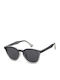Techsuit Oversized Παιδικά Γυαλιά Ηλίου με Polarized Φακό Μαύρα