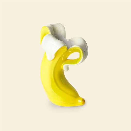 Donkey Decorative Glass Vase Banana Romance Yellow