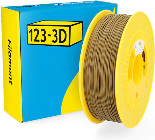 PLA 3D Printer Filament 1.75mm Khaki Grey 1kg DHM00014