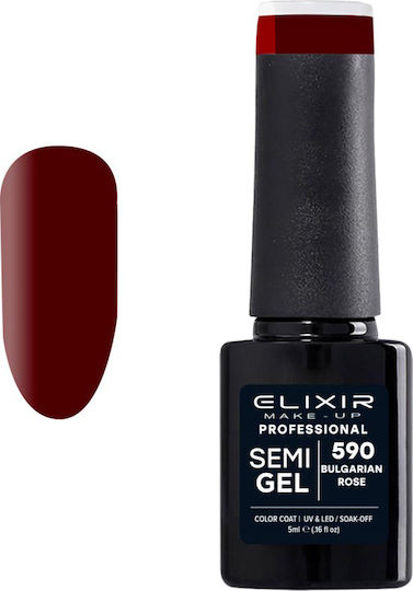 Elixir Gel Nail Polish 590 Bulgarian Rose 5ml