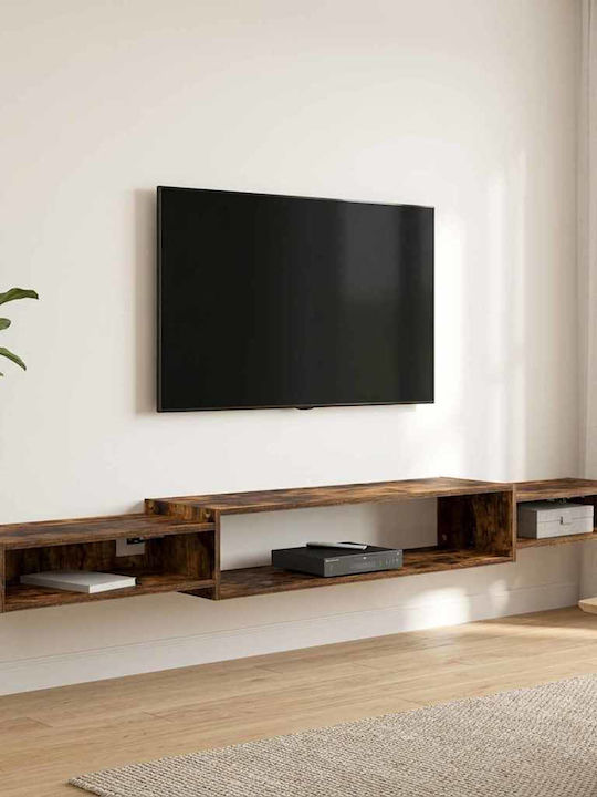 Етажерка за Телевизор Пушен Дъб 220x28x21см