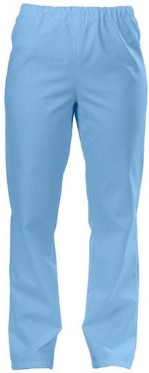 Anta Uniforms Unisex Medical Pants Light Blue Cotton and Polyester