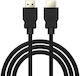 HDMI 2.0 Premium High Speed 4K 60Hz HDR Cable HDMI male - HDMI male 1.5m Μαύρο