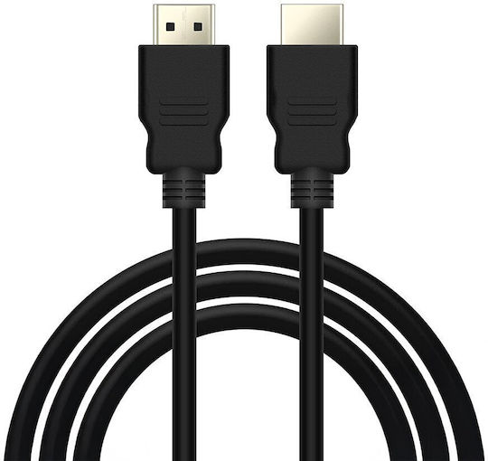 HDMI 2.0 Premium High Speed 4K 60Hz HDR Cable HDMI male - HDMI male 1.5m Μαύρο