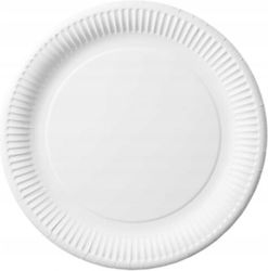 Eco Weiße Platten 22,7cm 20 Stück