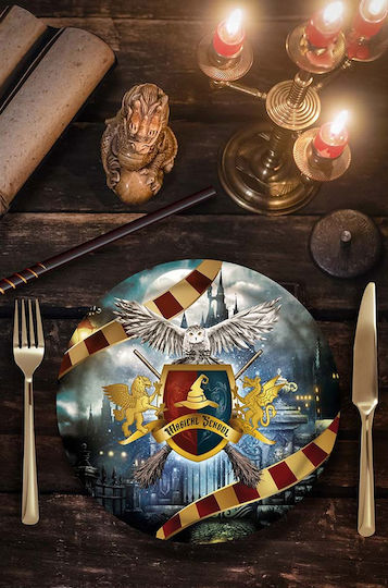 Farfurii De Hârtie Harry Magic School 23cm 6 Bucăți