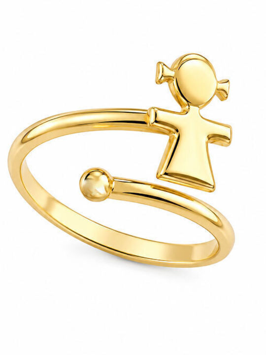 Ios Kinder Ringe Eröffnung Aus Gold 14K RGPK1010