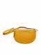 Women's Leather Bum Bag Yellow