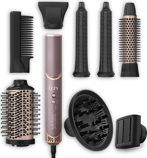 Izzy Multi Styler Elektrische Haarbürste mit Luft für Haarglättung und Locken 1500W