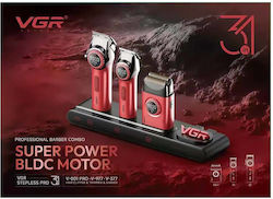 Vgr Hair Clipper Stepless Pro 3in1 Red V001 Pro...