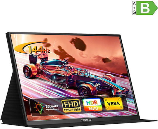 Zeuslap P16 Ultra Φορητό Monitor 16" FHD 1920x1200 144Hz Ασημί