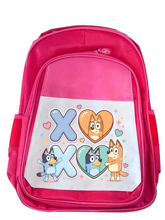 Kinder Schulranzen Bluey Rosa 41x30x15cm