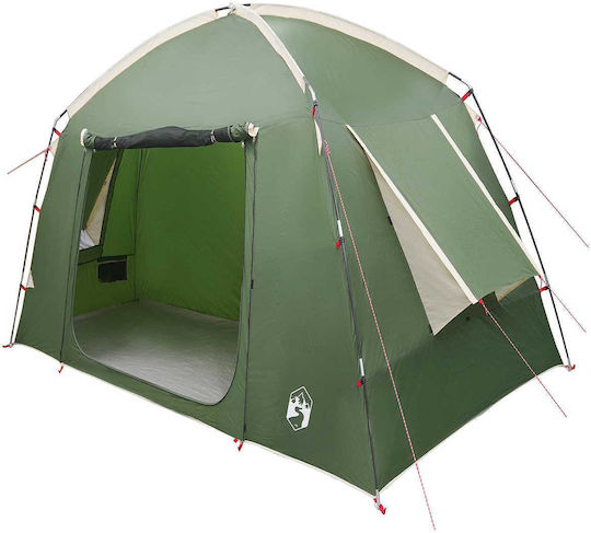vidaXL Καλοκαιρινή Σκηνή Camping Πράσινη 210x210x138εκ.