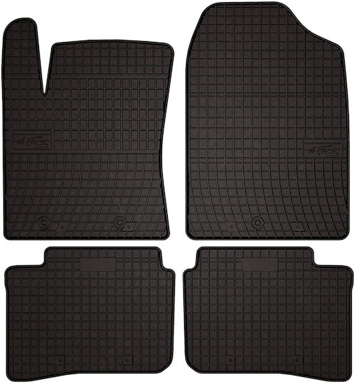 Rubber Car Mats Hyundai I10 Iii Hatchback 2019 Black Fitted