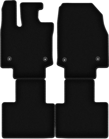 Basic Velour Mats Black Lexus Rx V Suv 2022