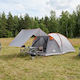 vidaXL Summer Camping Storage Tent Grey for 6 P...