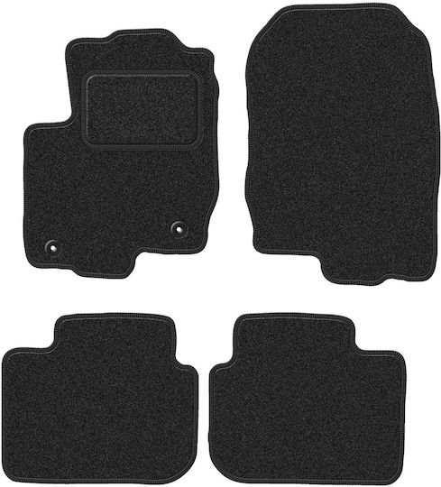 Velours Auto Fußmatten Mitsubishi Colt Vi Hb 5d 2004-2008 Anthrazit