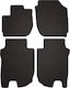 Rubber Car Mats Honda Hr-v Ii Crossover 2014-2018 Black Fitted