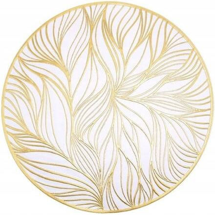ecarla Runde Goldene Tischsets