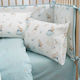 Vesta Home Baby Crib Bumper Braided Inside Whit...
