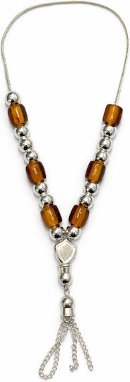 Worry Beads Length 20cm with Silver Tassel