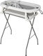 Bebe Stars Folding Baby Bath with Thermometer Grey