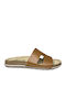 Leather Women's Anatomic Tabac Brown Sandals GY-08415-7-3