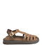 Women's Flat Sandals Brown
