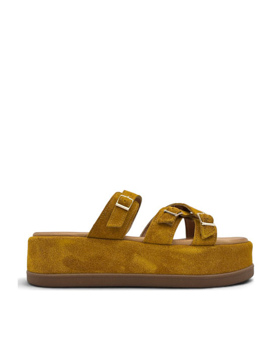 Mariella Fabiani Γυναικεία Σανδάλια Flatforms Κ...