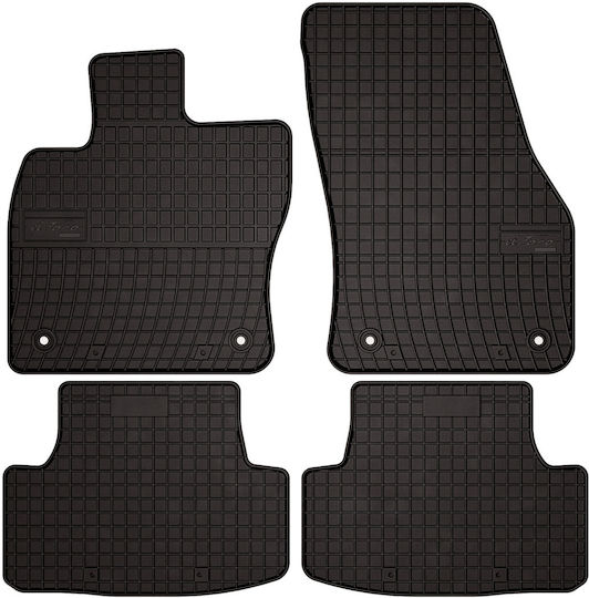 Rubber Car Mats Seat Ateca Crossover 2016 Black Fitted