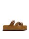 Γυναικεία Σανδάλια Flatforms Ταμπά