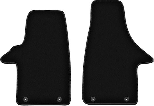 Velour Mats Basic Front Vw Transporter T5 Van 2 Rows 2003-2015