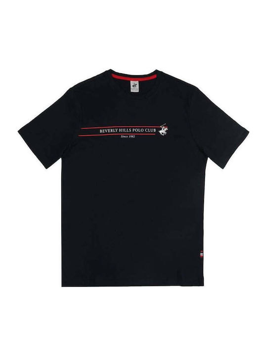 Polo Bluza Tricou Cu Mânecă Scurtă Albastră