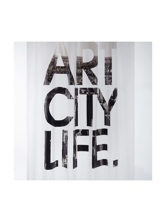 Sorema Art City Life Κουρτίνα Μπάνιου 180x200cm Multi