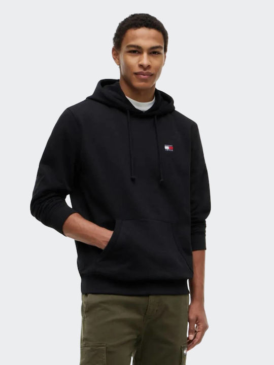 Tommy Hilfiger Hanorac cu Glugă Black